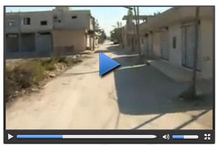 Suriye ordusunun püskürtüldüğü Azmarin - Video