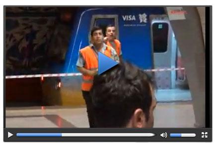 İstanbul'da bir kadın metro raylarına düştü