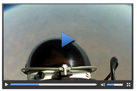 Felix'in kas kamerasından atlayış anı