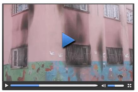 Anaokuluna molotofkokteylli saldırı