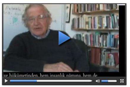 Noam Chomsky insanlık namına Türk hükümetine seslendi