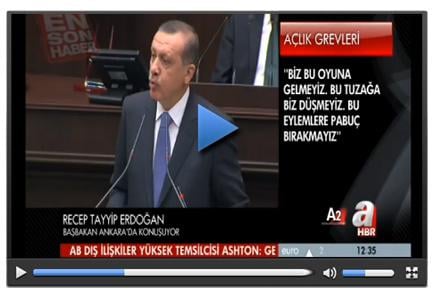 Erdoğan'dan açlık grevi yapan BDP'lilere sert sözler