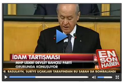Devlet Bahçeli'den Erdoğan'a idam tepkisi