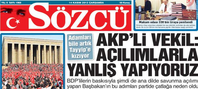 Sözcü gazetesinden esrarengiz röportaj