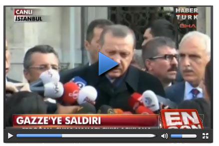 Erdoğan'dan İsrail'e Gazze saldırısı tepkisi