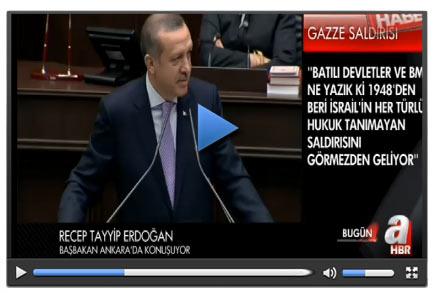 Erdoğan'dan Şaron'un oğluna sert yanıt