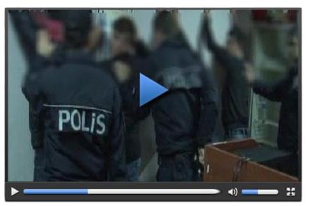 1000 polisin katıldığı operasyon kamerada