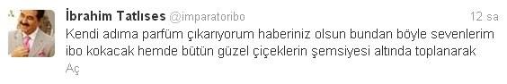 İbrahim Tatlıses parfüm çıkarıyor