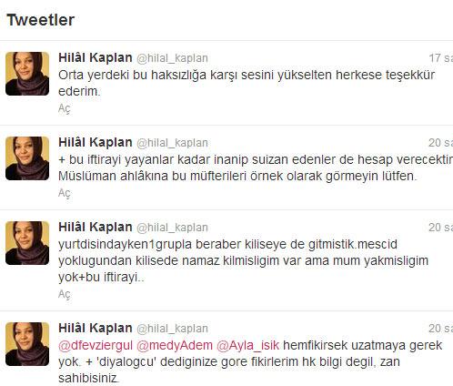 Yeni Şafak yazarı Kaplan'ın haç önündeki pozu