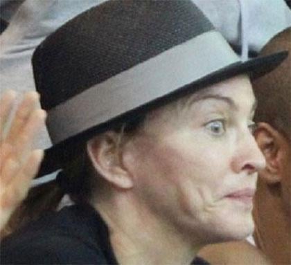 Makyajsız Madonna'yı görenler gözlerine inanamadı