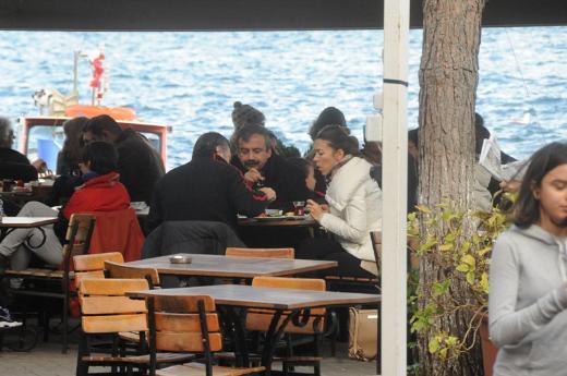 Oktay Kaynarca'nın Sırrı Süreyya Önder ile kahvaltı keyfi