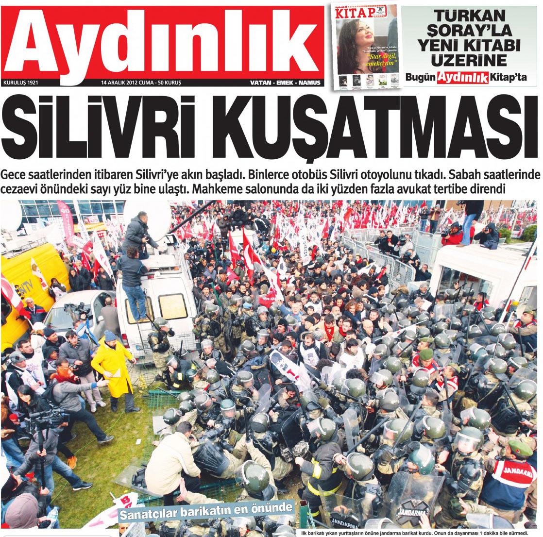 Ulusalcı gazetelerin Ergenekon davası manşetleri