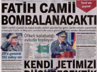 Taraf'ın en çok konuşulan manşetleri