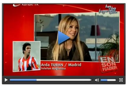 Arda Turan: Sevgilimi Allah nazardan saklasın çok güzel