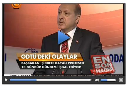 Erdoğan: ODTÜ'de oynanan oyunun farkındayız