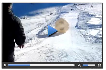 Dev balonla uçurumdan aşağı yuvarlandılar - Video