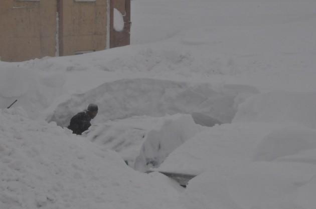 Bitlis'te kar kalınlığı 3 metre