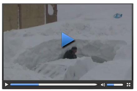 Bitlis'te kar kalınlığı 3 metre