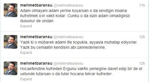 Ergun Babahan'dan tepki çekecek bir tweet daha