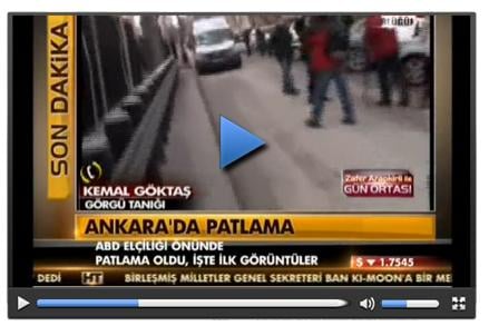 Ankara'da ABD elçiliği önünde patlama