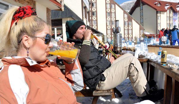 İranlı turistler Palandöken'e akın ediyor