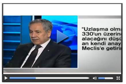 Bülent Arınç: Öcalan önemli bir aktör