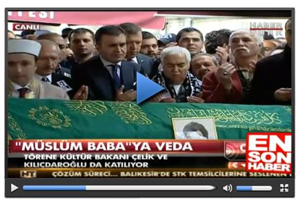 Türkiye Müslüm Baba'yı uğurladı