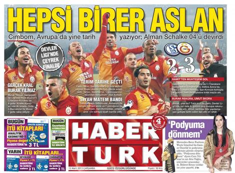 Fenerli spor basını Cimbom'un zaferini küçük gördü