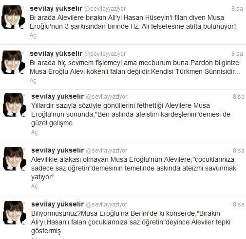 Musa Eroğlu Alevi değil ateisttir