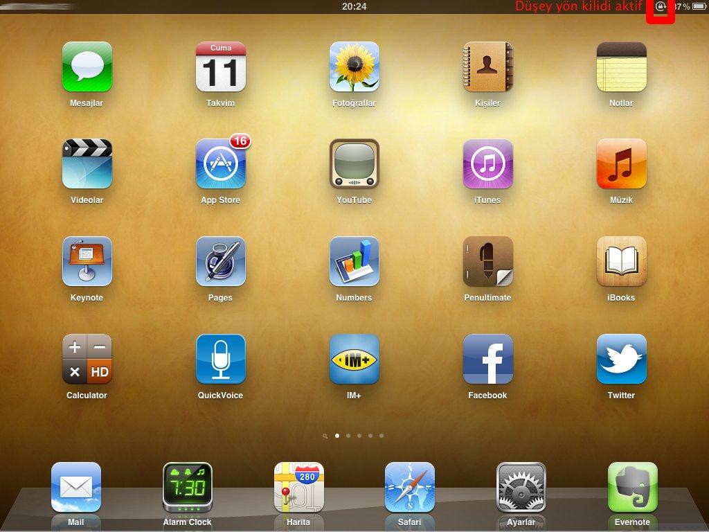 iPhone ve iPad'lerde düşey ekran kilidi nasıl yapılır