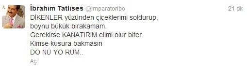 İbrahim Tatlıses Twitter yeminini bozdu