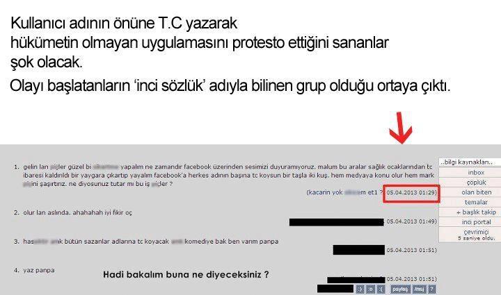 Sosyal medyadaki T.C. eylemi İnci Sözlük'ün işi çıktı