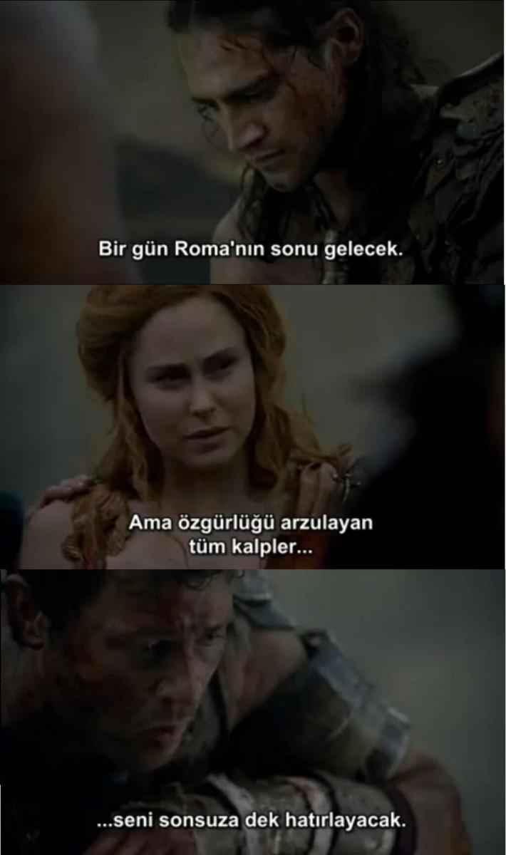 Spartacus'un final sahnesi interneti salladı