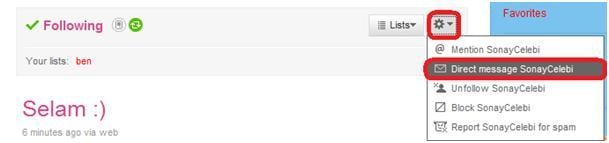 Direkt mesaj - DM nedir