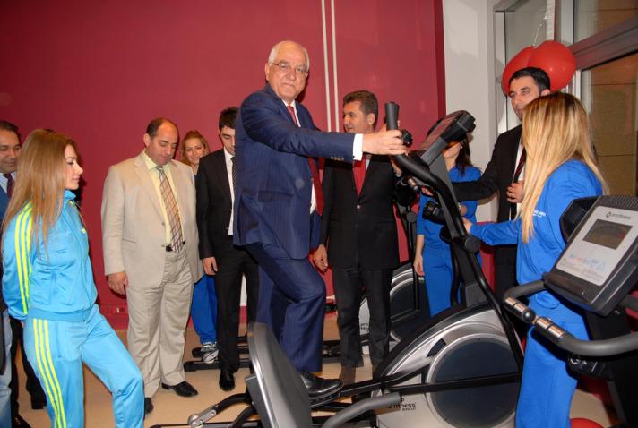 Çağlayan'daki Adalet Sarayı'na spor salonu açıldı