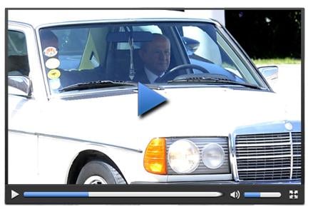 Bahçeli TBMM'ye klasik Mercedes'le geldi