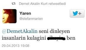 Demet Akalın küfürlü tweet'i deşifre etti