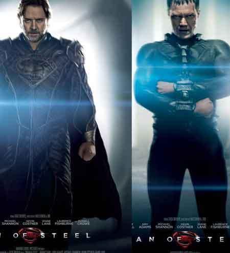 Man of Steel'in karakter posterleri yayınlandı - İzle