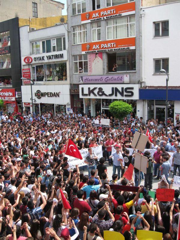 Ankara'da jandarma ve polis beraber müdahale etti