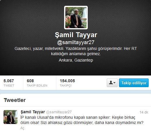 Ulusal Kanal spikerine tepki yağıyor