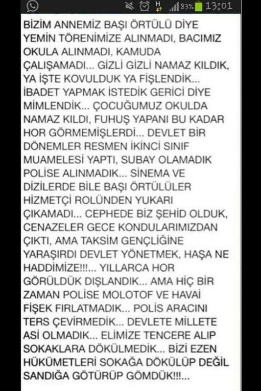 Yüzde elli neden sokağa çıkmıyor bildirisi