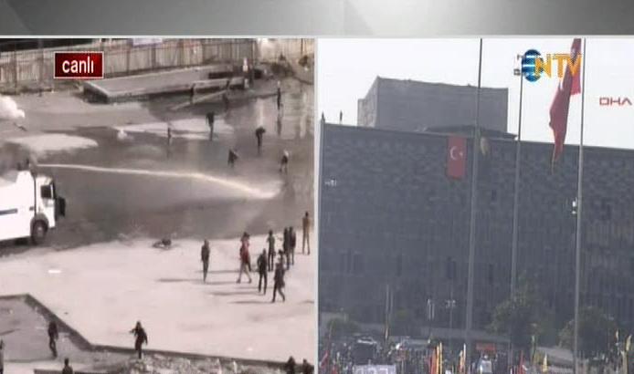 Polis Taksim'e girdi - Video