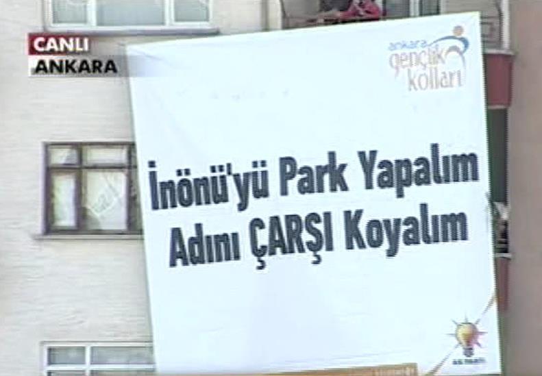 Ankara'da dev Ak Parti mitinginde Çarşı'ya mesaj