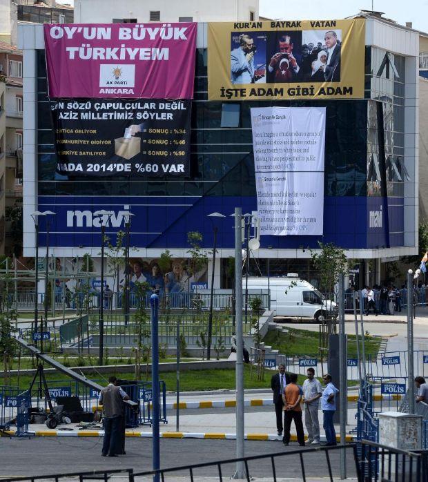 Ankara'da dev Ak Parti mitinginde Çarşı'ya mesaj