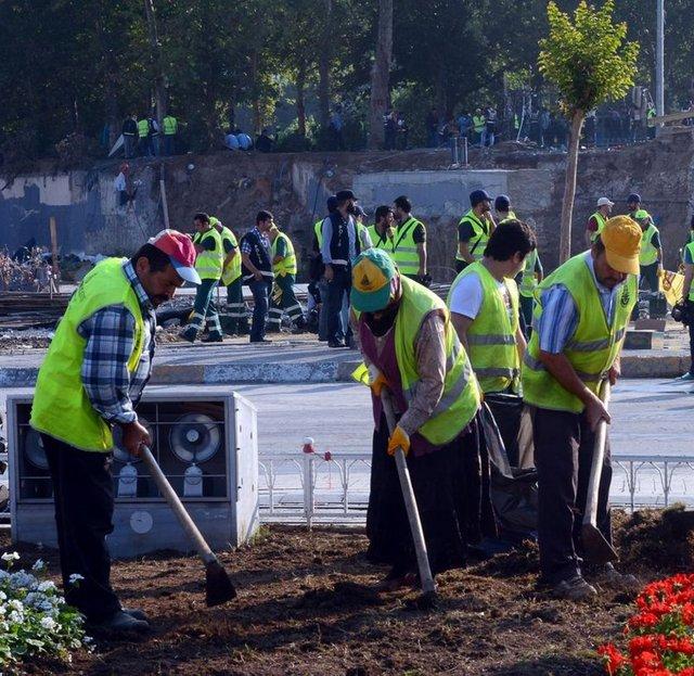 Müdahalenin ardından bu sabah Gezi Parkı - Galeri