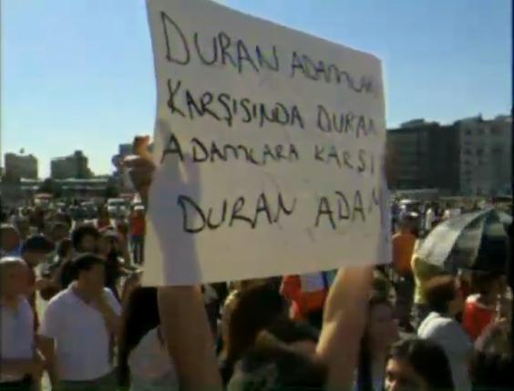 Duran Adam'a Karşı Duran Adamlar Taksim'de
