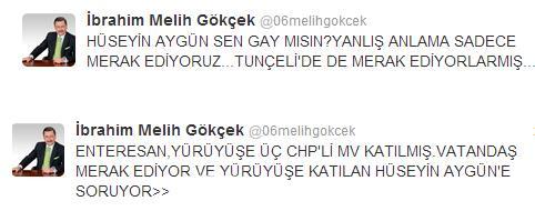 Melih Gökçek Twitter'da Cemil İpekçi'yi kızdırdı