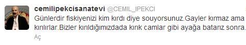 Melih Gökçek Twitter'da Cemil İpekçi'yi kızdırdı