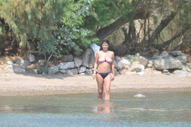 Fazıl Say beste yaptı sevgilisi denize girdi