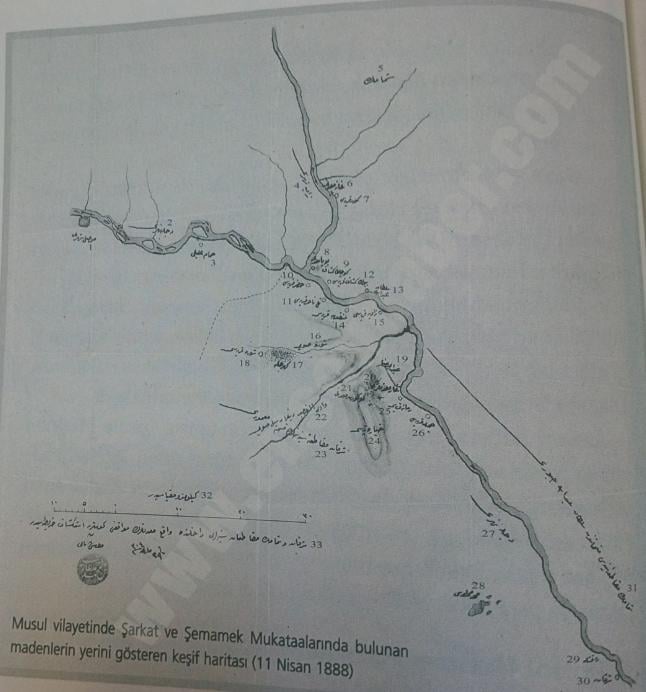 2. Abdülhamid'e sunulan en ayrıntılı petrol haritası